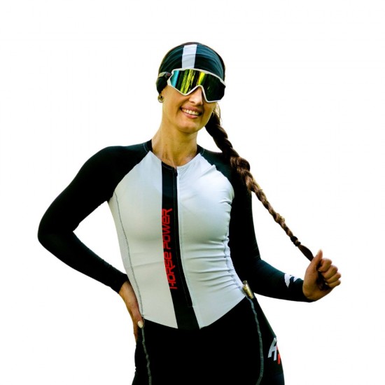 Macaquinho Manga Longa Horse Power Ciclismo Elite- Feminino - F139 HP